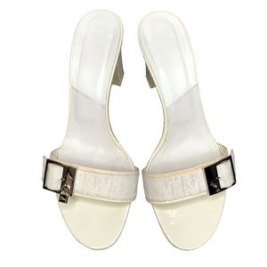 DIOR TROTTER HEEL SANDALS